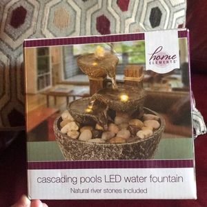 Cascading LED water fountain!!⛲️💙